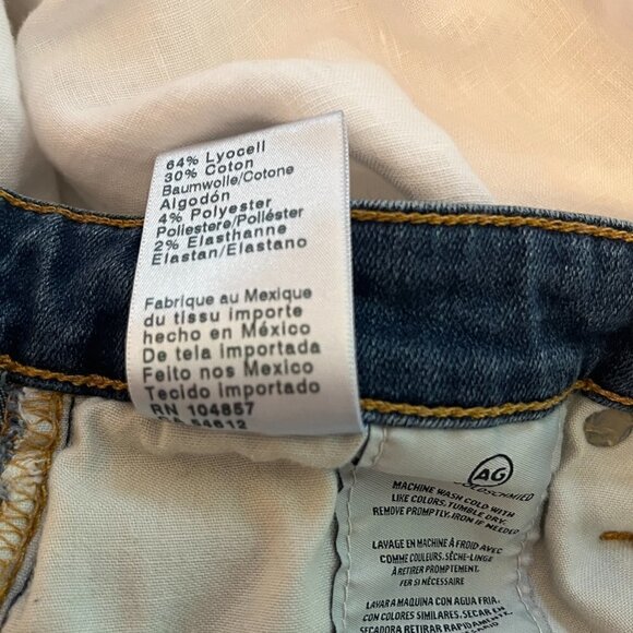 Adriano Goldschmied The Legging jeans super skinny 32R blue distressed - Picture 12 of 12